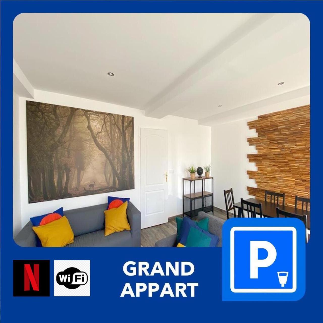 22 Chic & Cosy Grand Appart 92M2 Parking Gratuit Hypercentre Netflix Saint-Etienne  Dış mekan fotoğraf